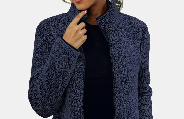 Sadhbh | Women's Relaxed Teddy Fleece Jacket