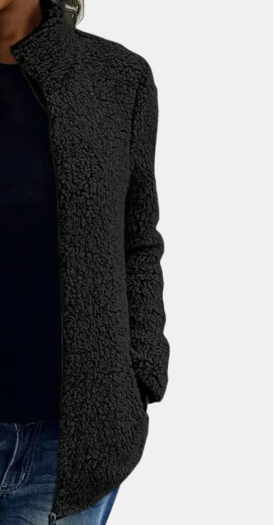 Sadhbh | Women's Relaxed Teddy Fleece Jacket