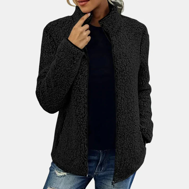 Sadhbh | Women's Relaxed Teddy Fleece Jacket