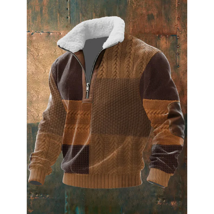 Cormac | Men's Structured Fleece Turtleneck Jumper