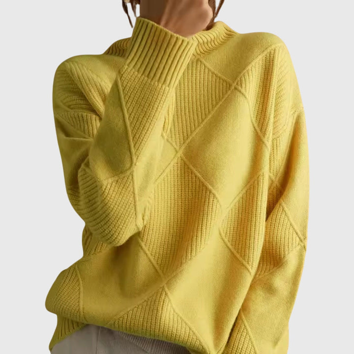 Laoise | Women's Soft Ribbed Turtleneck Jumper
