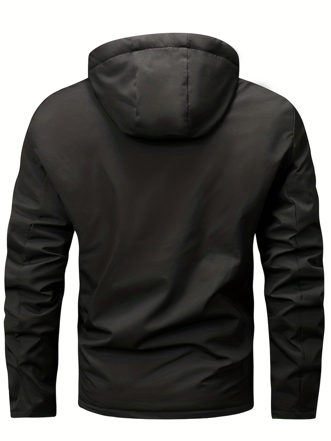 Men's Fleece Lined Hooded Windproof Jacket 8