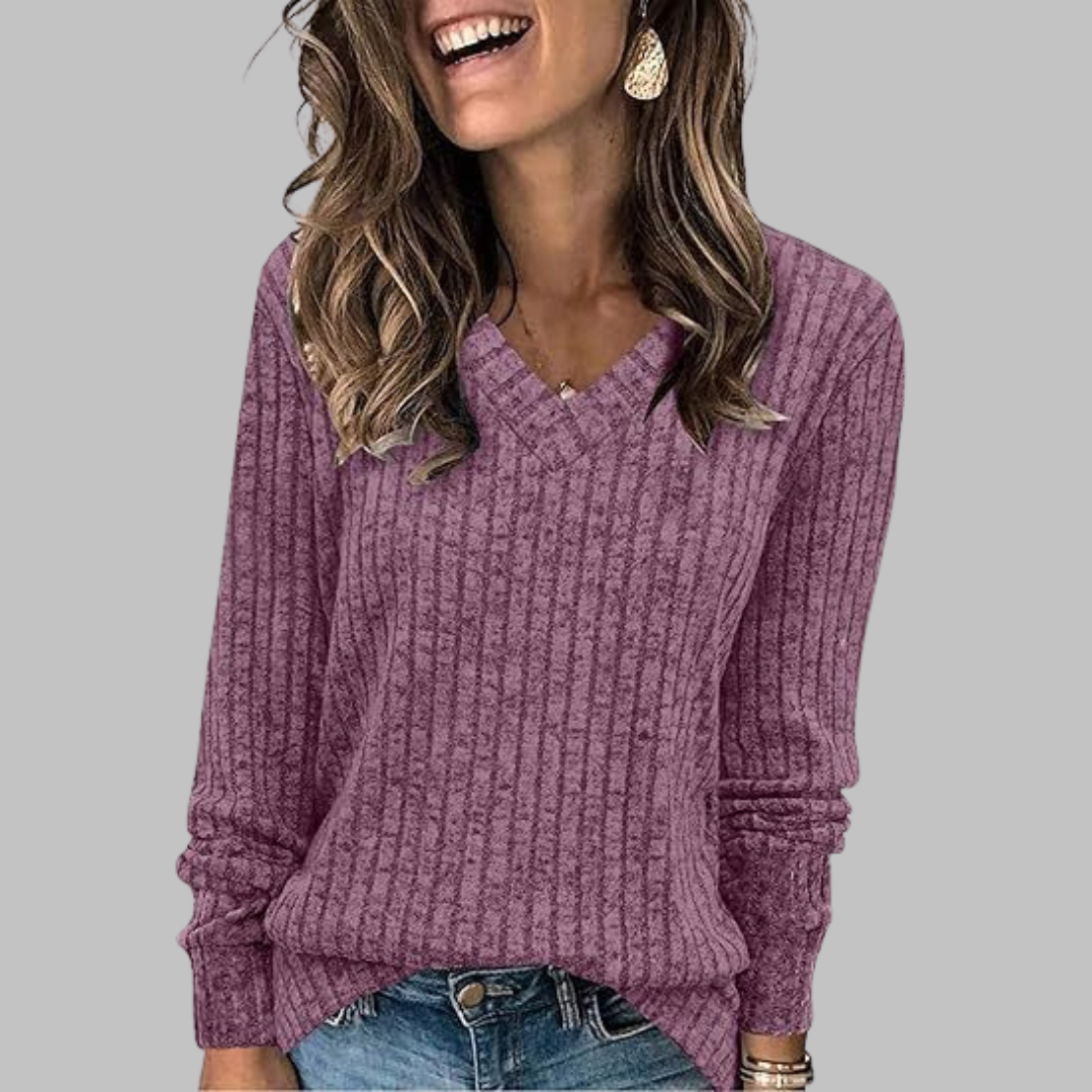 Women's Oversized Ribbed Knit Jumper
