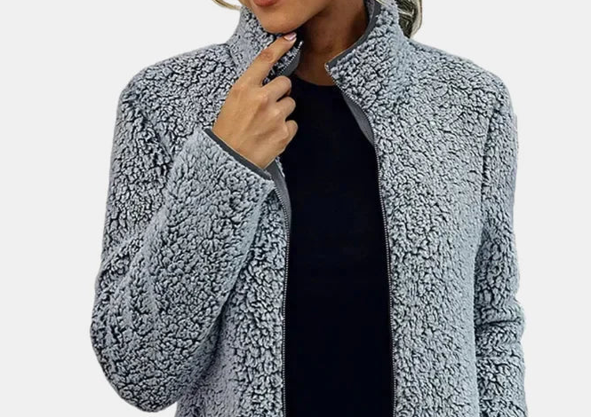 Sadhbh | Women's Relaxed Teddy Fleece Jacket