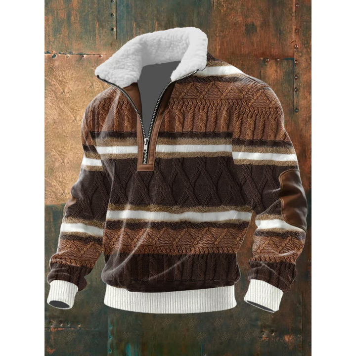 Cormac | Men's Structured Fleece Turtleneck Jumper