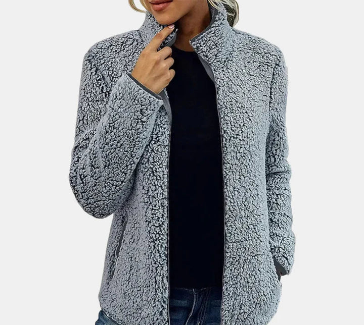 Sadhbh | Women's Relaxed Teddy Fleece Jacket