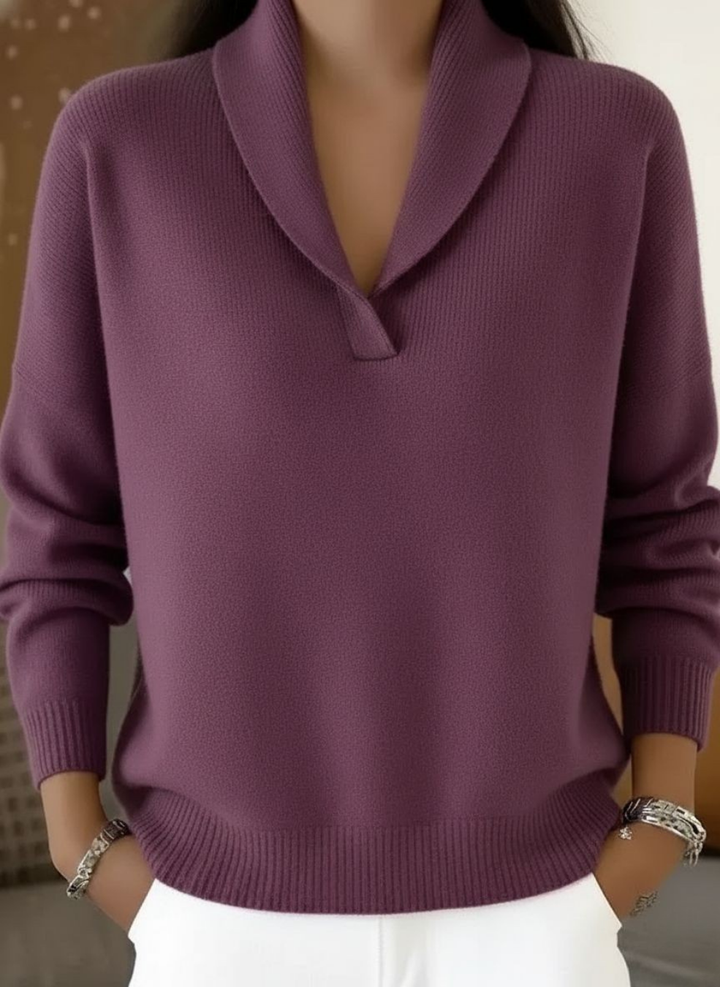 Attracta | Relaxed V-Neck Knit Jumper