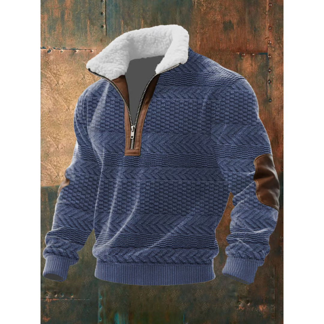 Cormac | Men's Structured Fleece Turtleneck Jumper