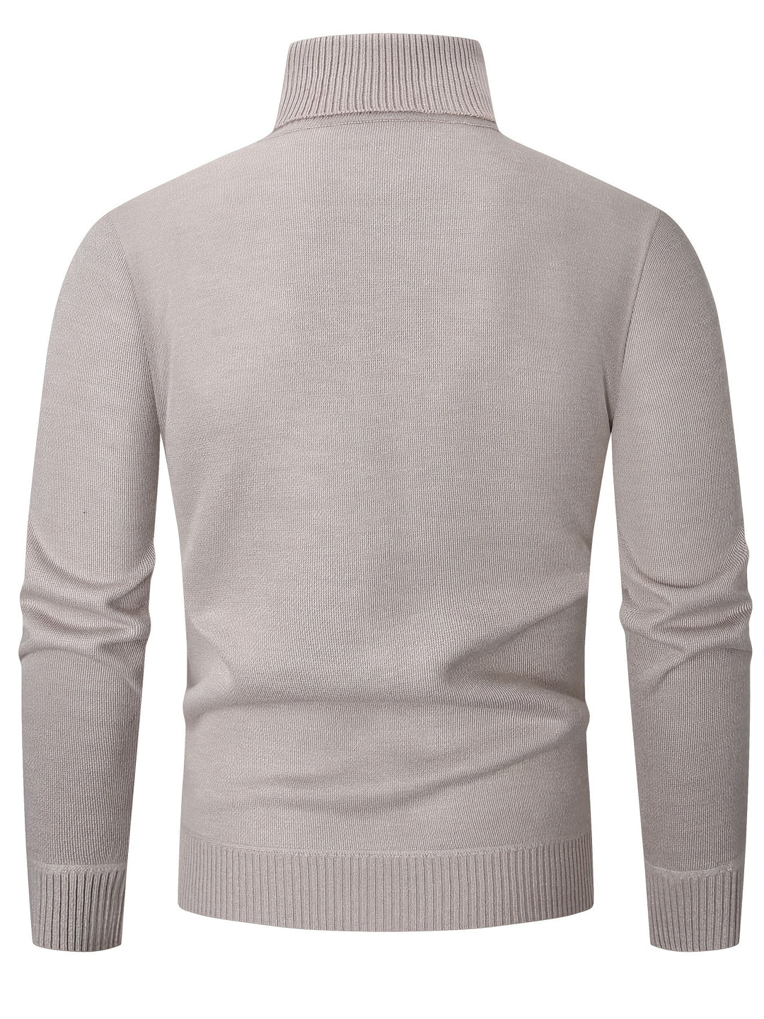 Men's Turtleneck Diamond Knit Aran Jumper 8