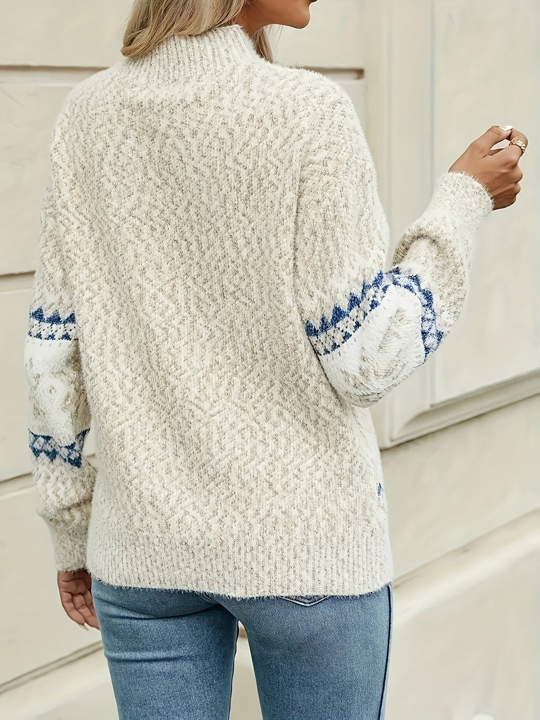 Women's Snowflake Fair Isle Christmas Jumper