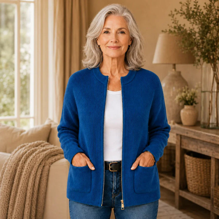 Roisin | Women's Soft Ribbed Knit Cardigan
