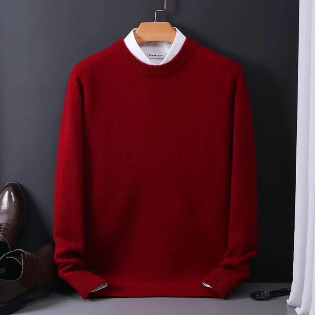Connor | Men's Soft Breathable Ribbed Jumper