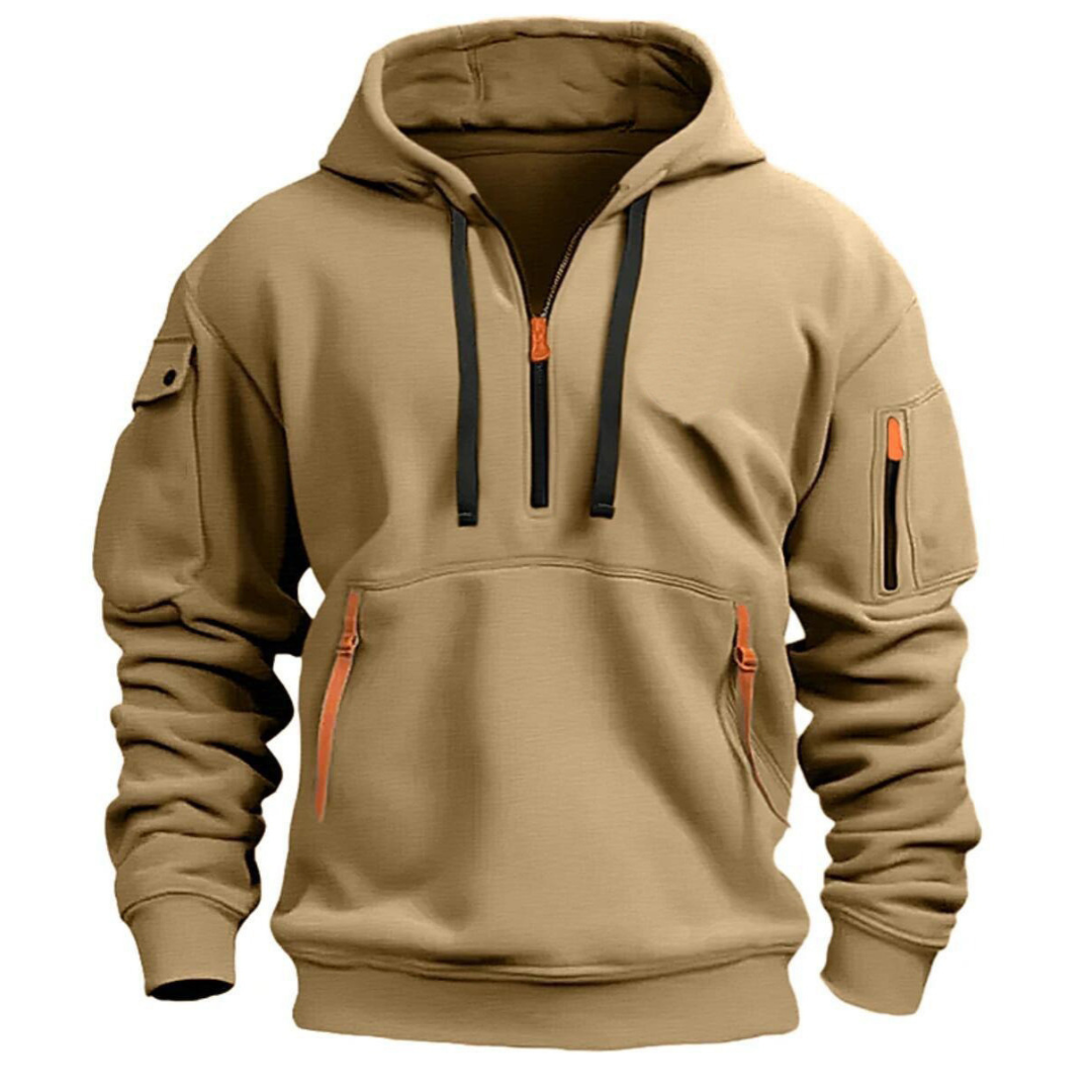 Darragh | Men's Relaxed Casual Zip Hoodie