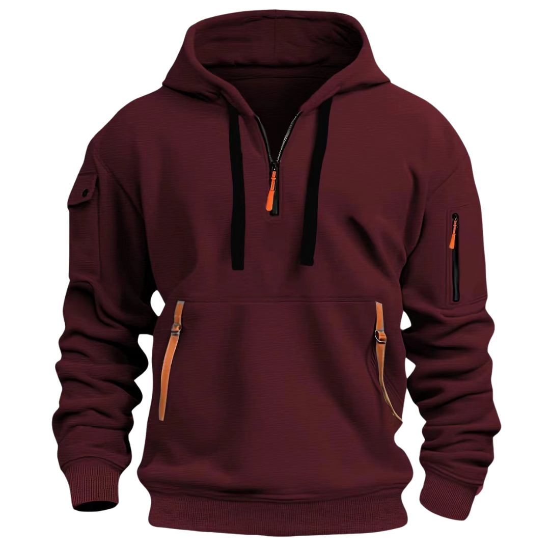 Darragh | Men's Relaxed Casual Zip Hoodie