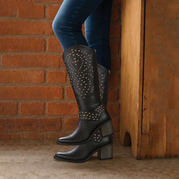 Lily | Women's Durable Western Knee-High Boots