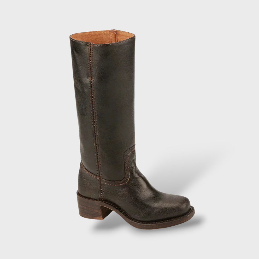 Joyce | Women's Structured Sole Knee High Heel Boots