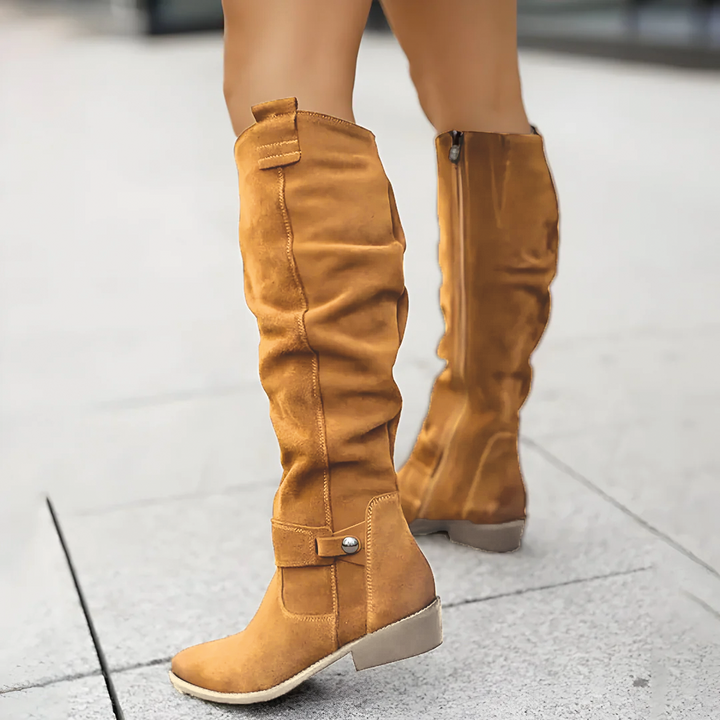 Ava | Women's Suede Knee High Boots