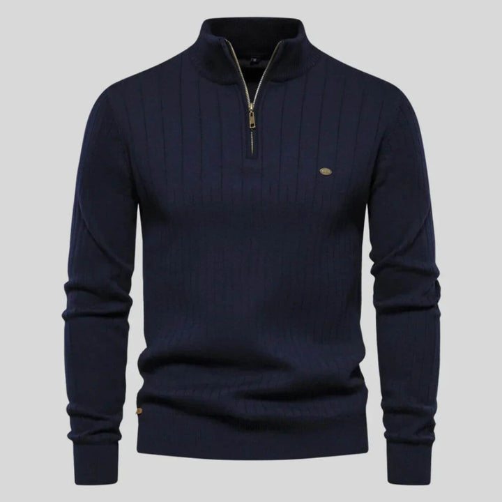 Aidan | Men's Soft Ribbed Comfort Jumper