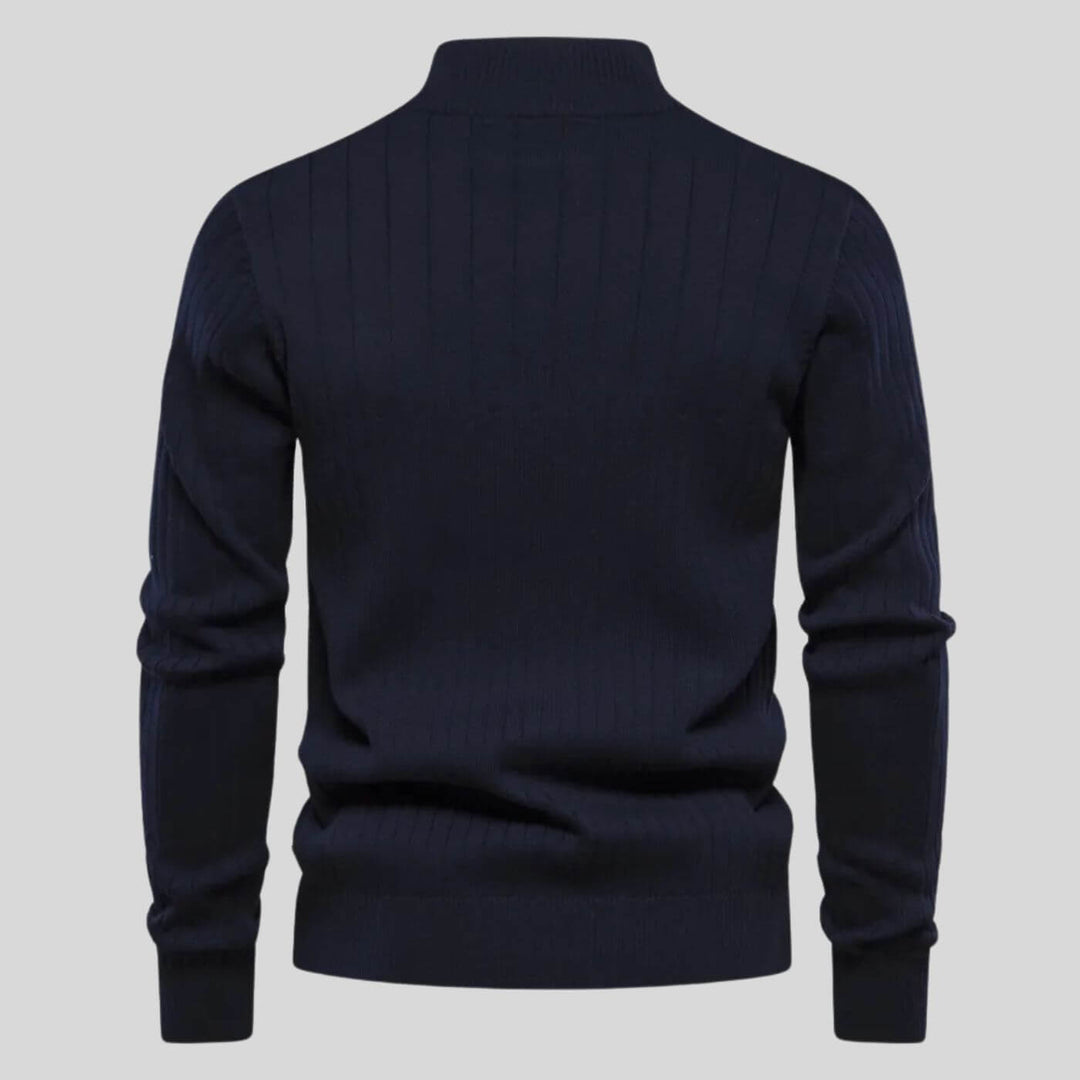 Aidan | Men's Soft Ribbed Comfort Jumper