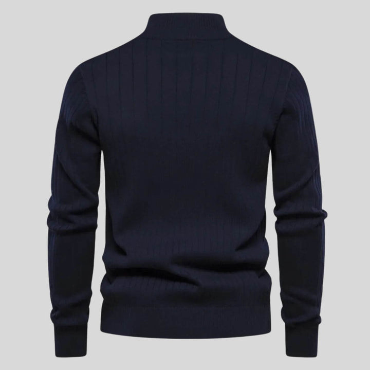 Aidan | Men's Soft Ribbed Comfort Jumper