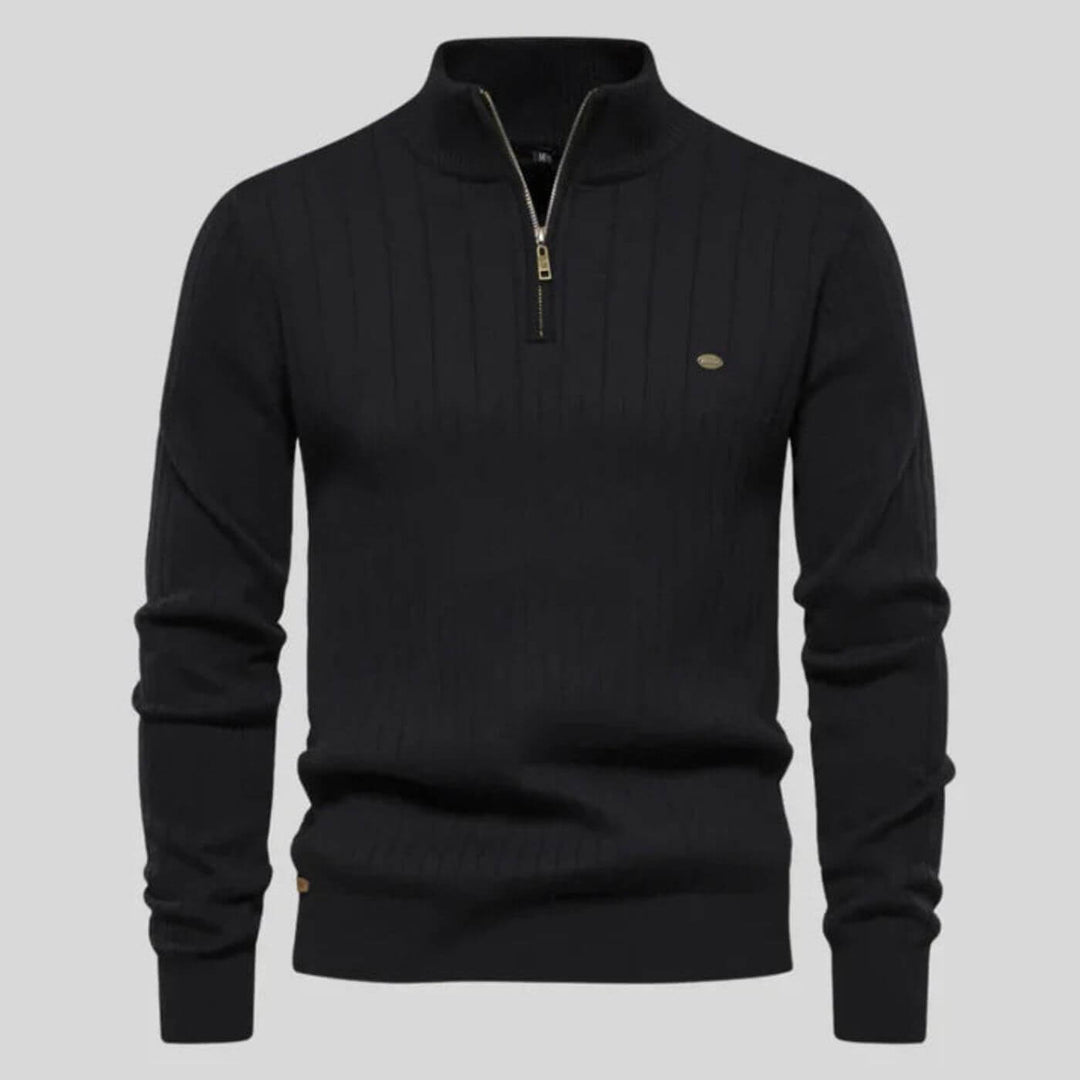 Aidan | Men's Soft Ribbed Comfort Jumper