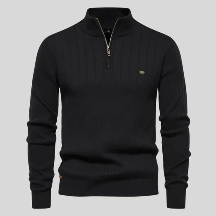 Aidan | Men's Soft Ribbed Comfort Jumper