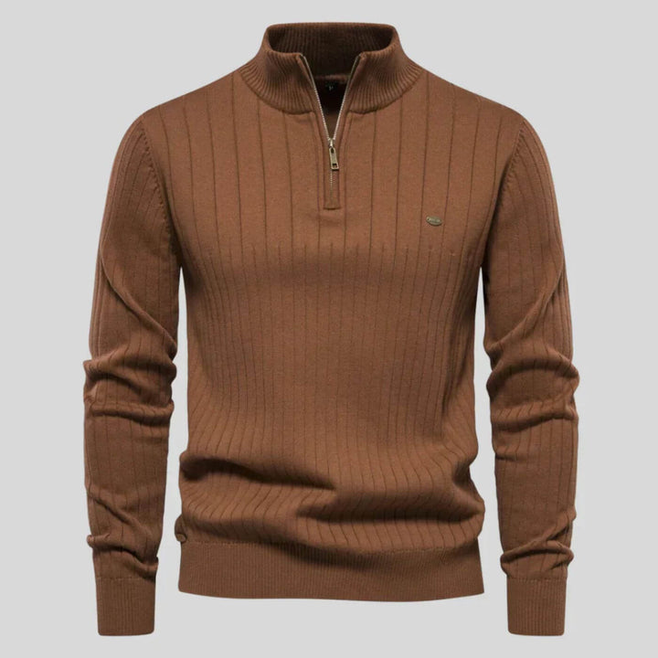 Aidan | Men's Soft Ribbed Comfort Jumper