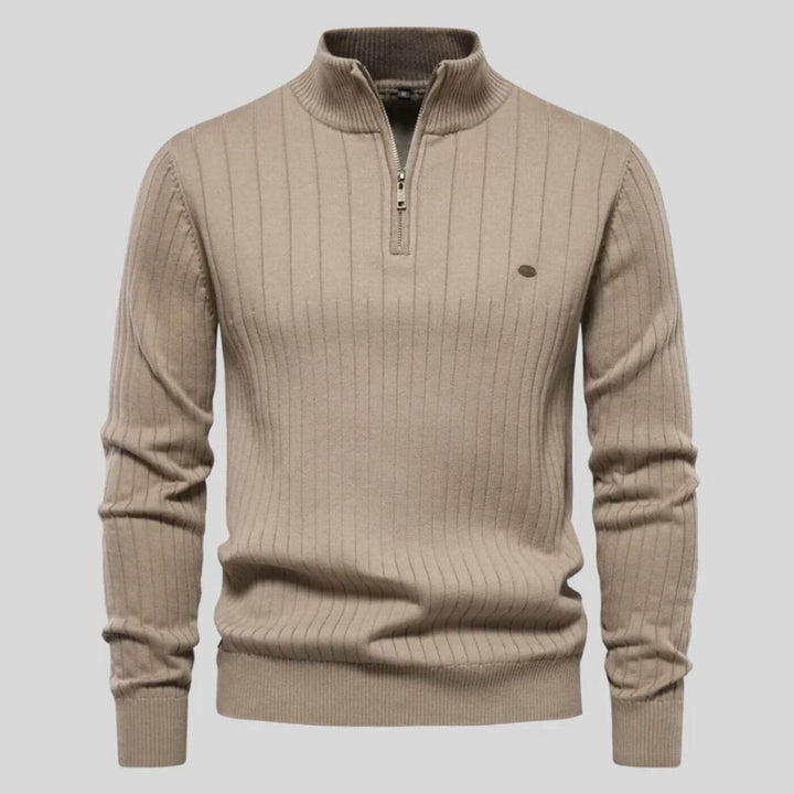 Aidan | Men's Soft Ribbed Comfort Jumper