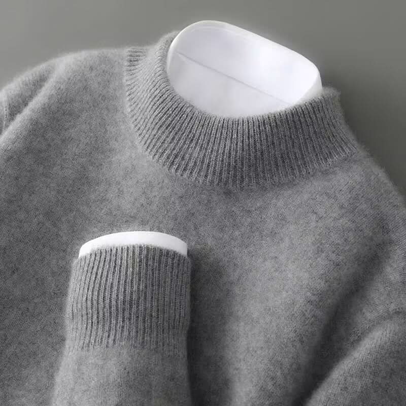 Quinn | Lightweight Ribbed Mock Neck Jumper