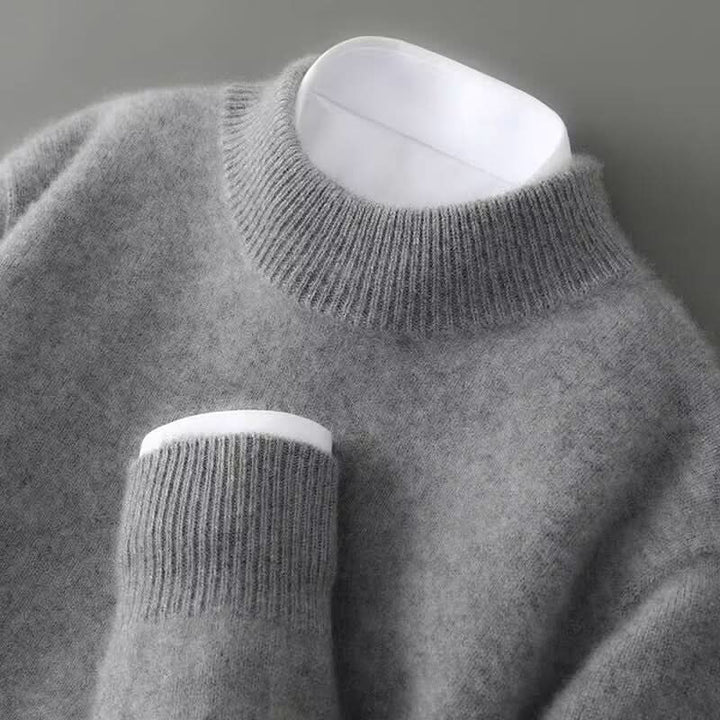 Quinn | Lightweight Ribbed Mock Neck Jumper