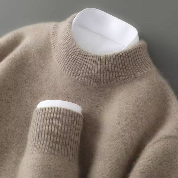 Quinn | Lightweight Ribbed Mock Neck Jumper