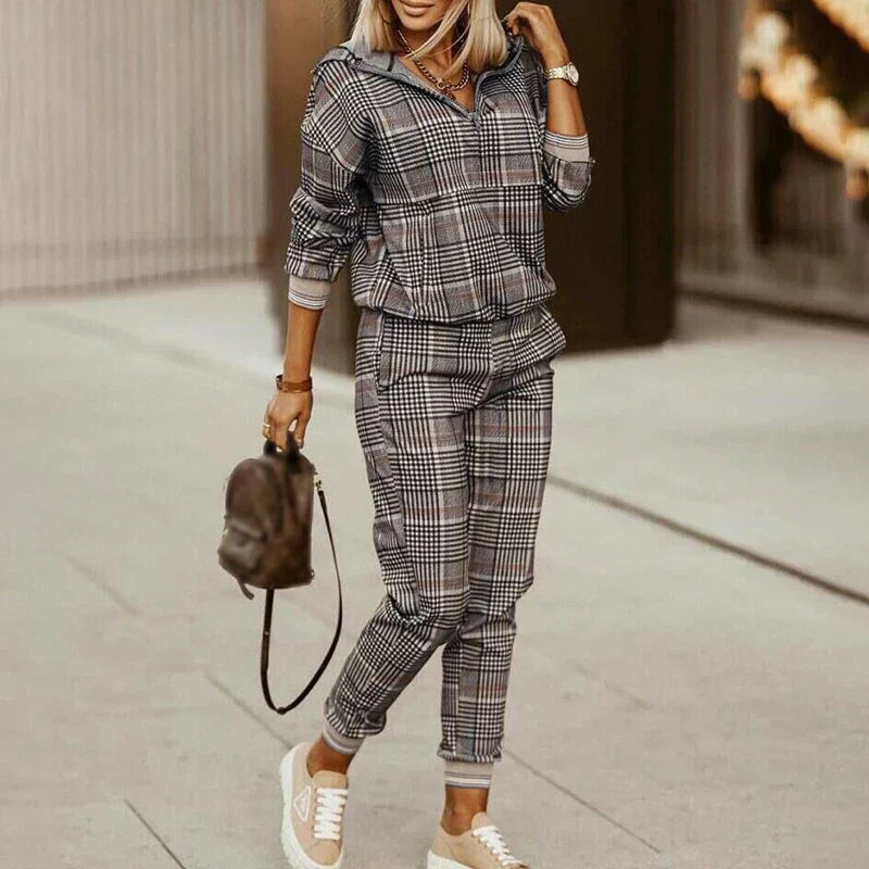 Women's Half Zip Tracksuit Set Co Ord 5
