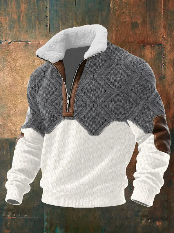 Cormac | Men's Structured Fleece Turtleneck Jumper