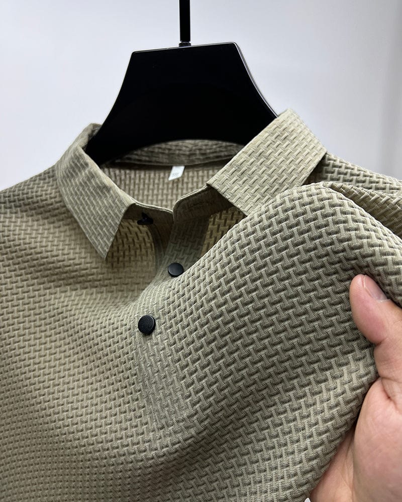 Larkin | Men's Short-Sleeve T-Shirt with Mesh Panels