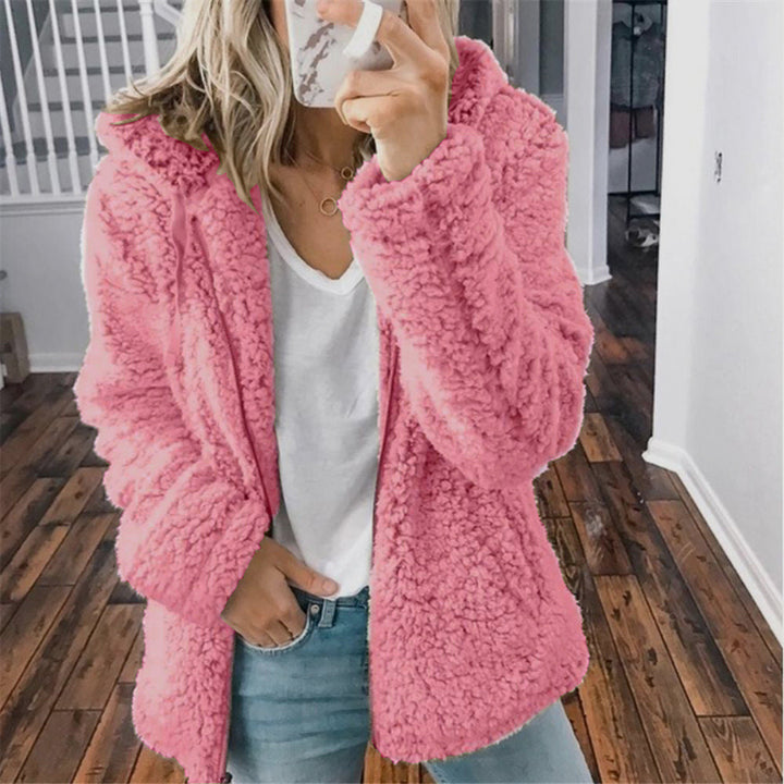 Eabha | Women's Hooded Sherpa Fleece Jacket