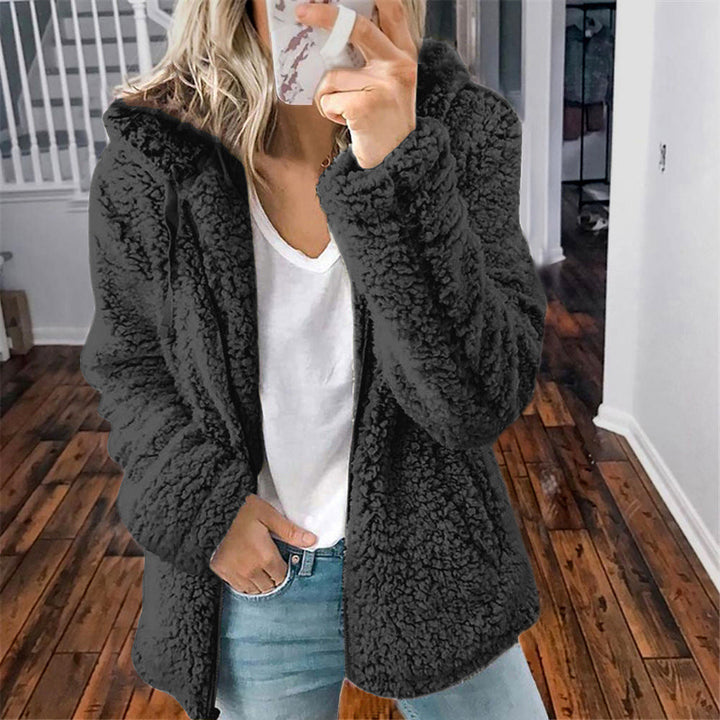 Eabha | Women's Hooded Sherpa Fleece Jacket