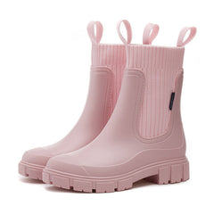 Bernadette | Women's Chunky Sock Style Chelsea Boots