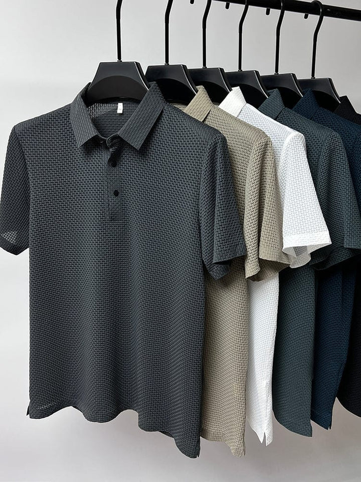 Larkin | Men's Short-Sleeve T-Shirt with Mesh Panels