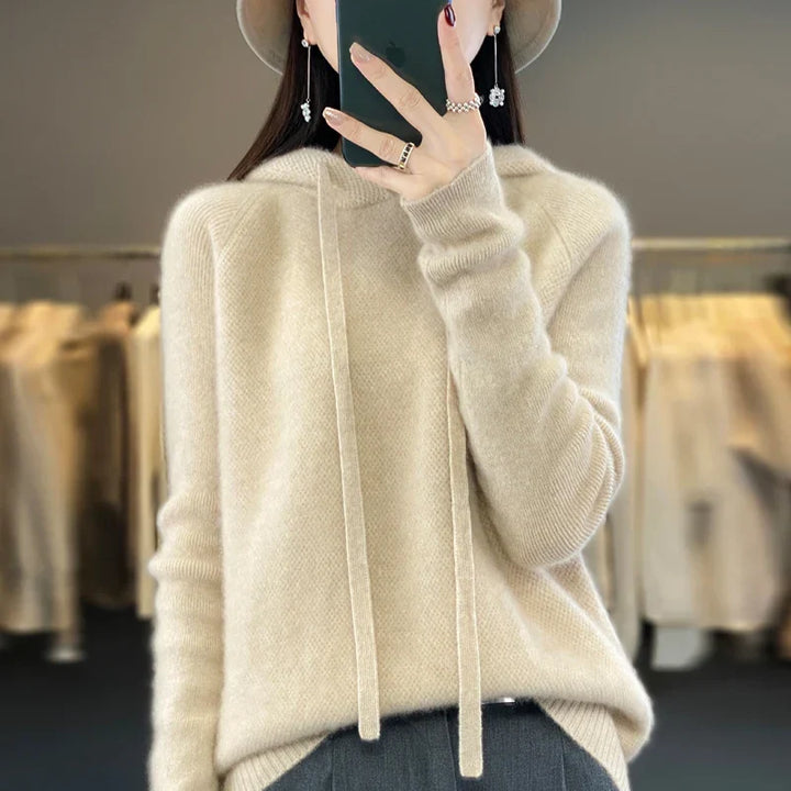 Grace | Women's Merino Wool Aran Sweater