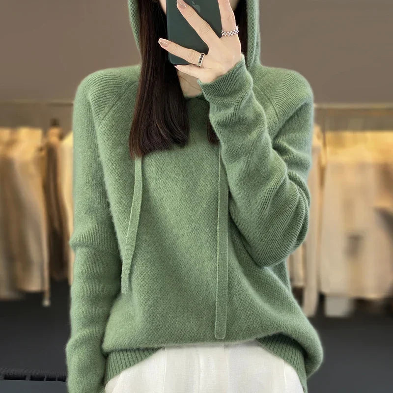 Grace | Women's Merino Wool Aran Sweater