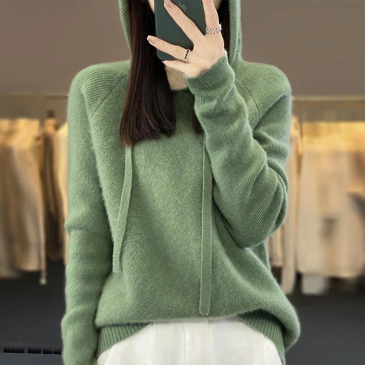 Grace | Women's Merino Wool Aran Sweater