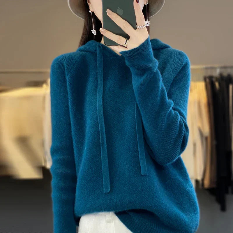 Grace | Women's Merino Wool Aran Sweater