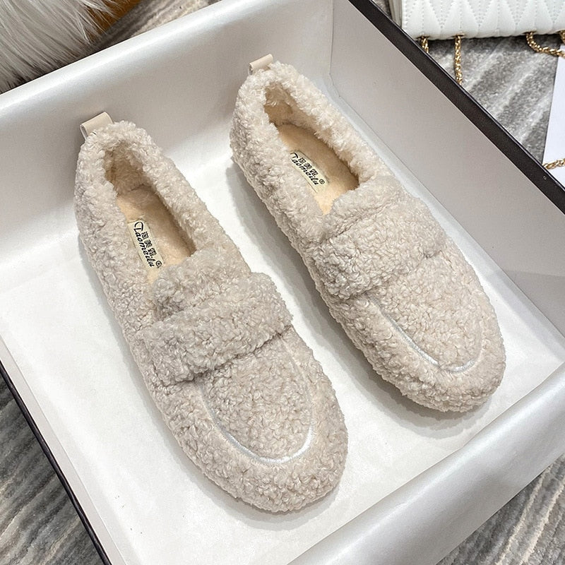 Sophie | Women's Fluffy Non-Slip Moccasin Slippers