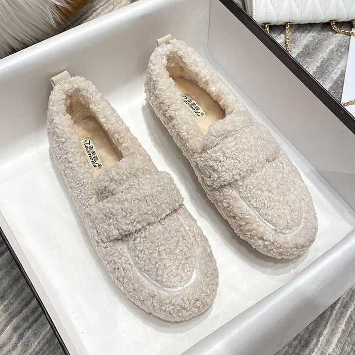Sophie | Women's Fluffy Non-Slip Moccasin Slippers