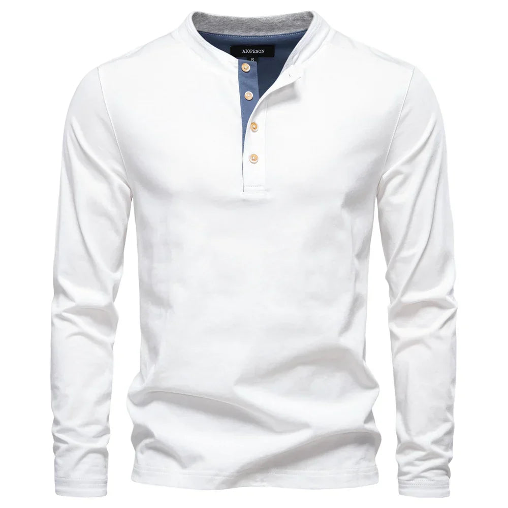 Tadhg | Men's Plain Long-Sleeve T-Shirt