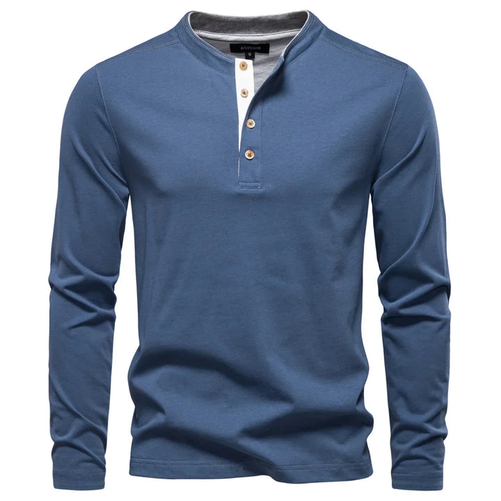Tadhg | Men's Plain Long-Sleeve T-Shirt