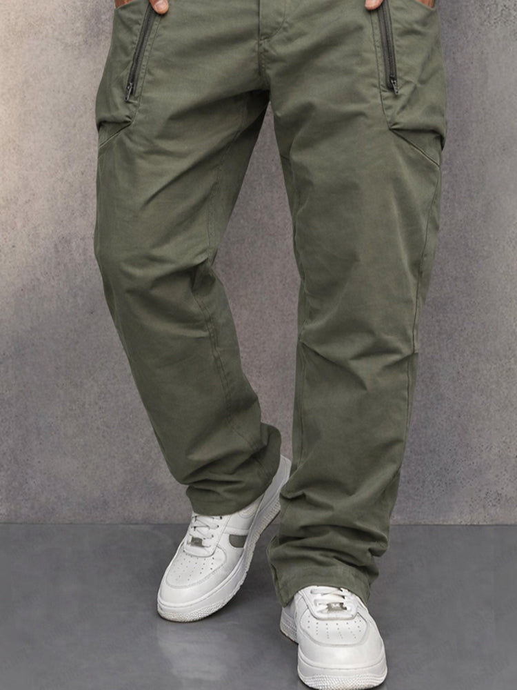 Prudence | Slim Utility Trousers with Zip Pockets