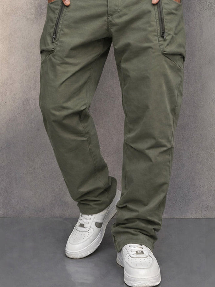 Prudence | Slim Utility Trousers with Zip Pockets