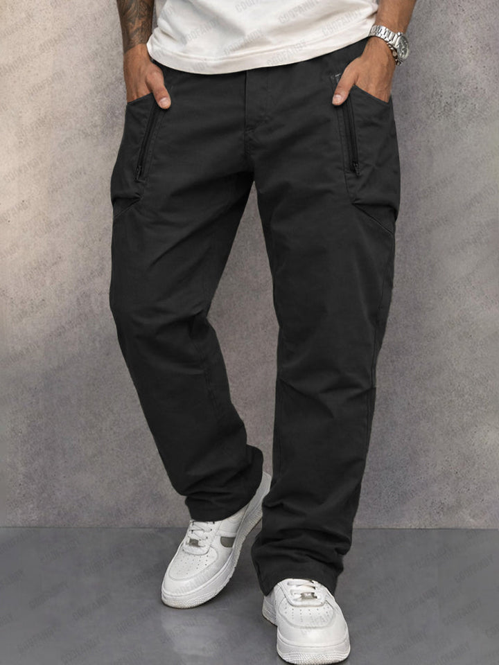 Prudence | Slim Utility Trousers with Zip Pockets