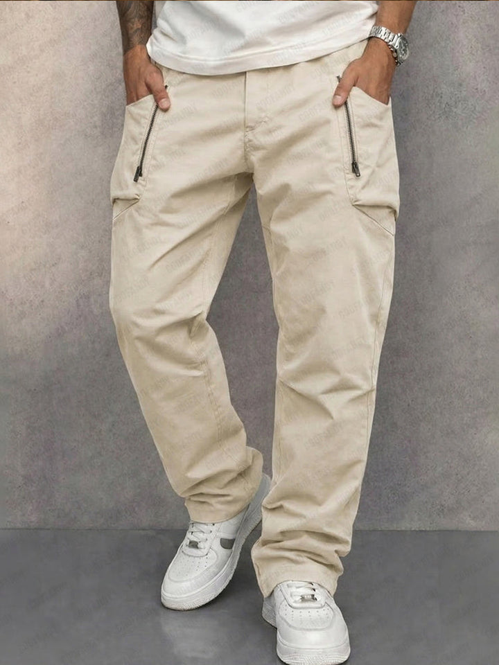 Prudence | Slim Utility Trousers with Zip Pockets